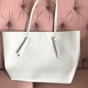 Indigo vegan tote in mint green